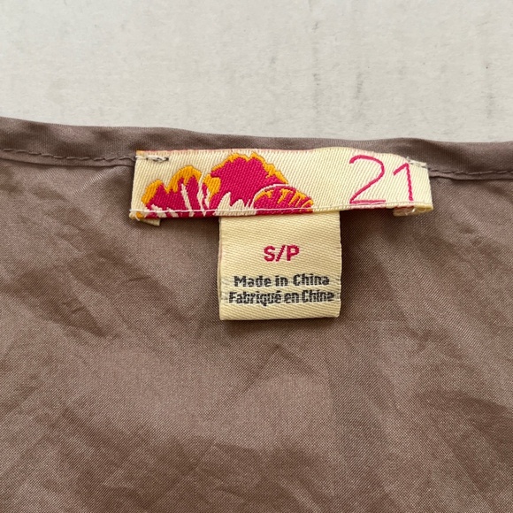 Women Small Silk Y2K Whimsical Top Tiered Ruffles Fairy Boho Coquette Retro. - Picture 3 of 6